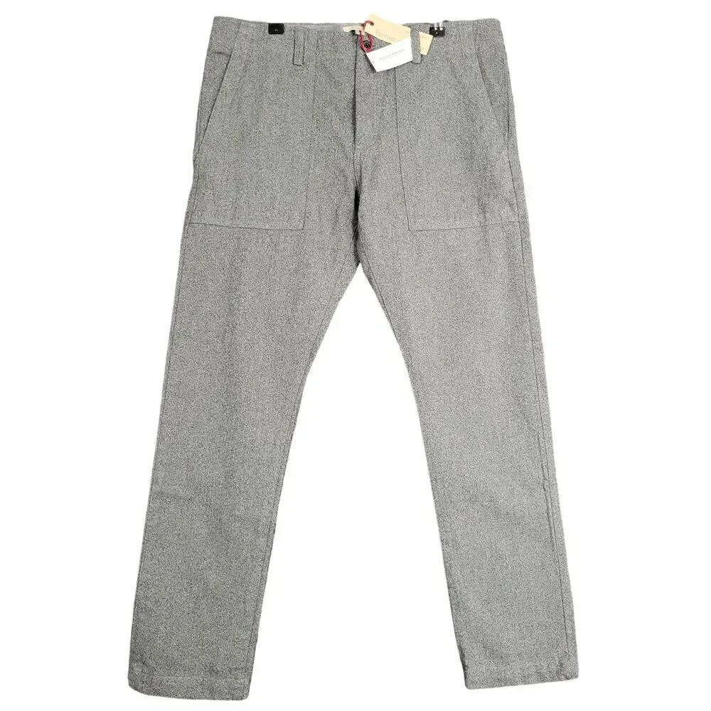 NWT BANANA REPUBLIC Gray Fulton Skinny Heritage Collection Twill Pant SIZE 32x30